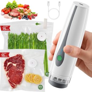 Compact Vacuum Sealer for Food, Han...