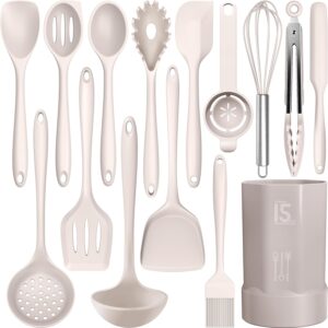 AOTHOD Silicone Cooking Utensils Se...