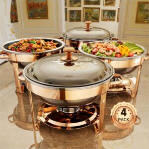 Chafing Dishes for Buffet, 4 Pack 5...