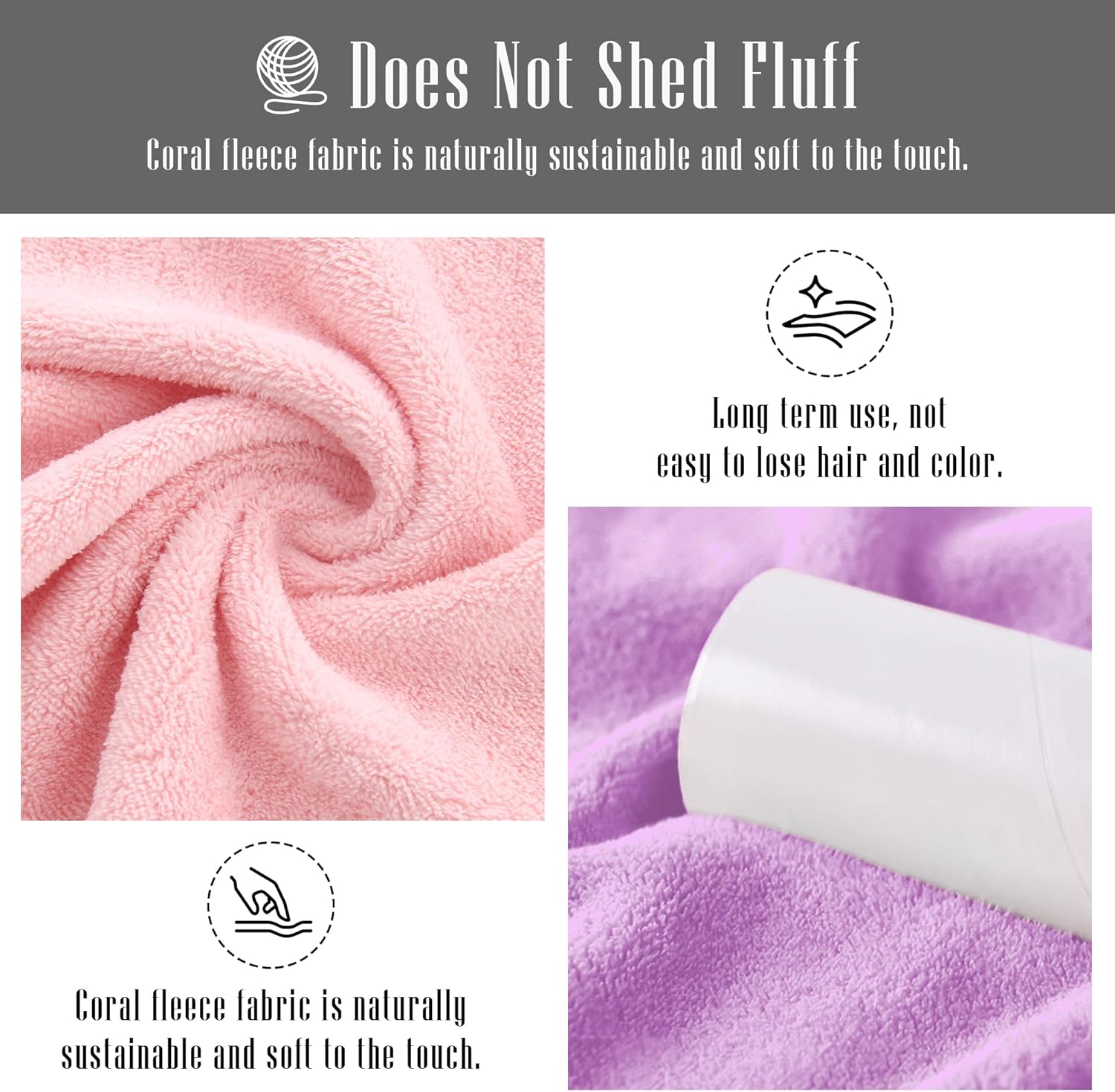 24 Pack Kitchen Dishcloths - Does Not Shed Fluff - Reusable Dish Towels, Dish cloths, Super Absorbent Coral Fleece Cleaning Cloths, Nonstick Oil Washable Fast Drying, 7 x 9 Inch (Multicolor) - Image 7