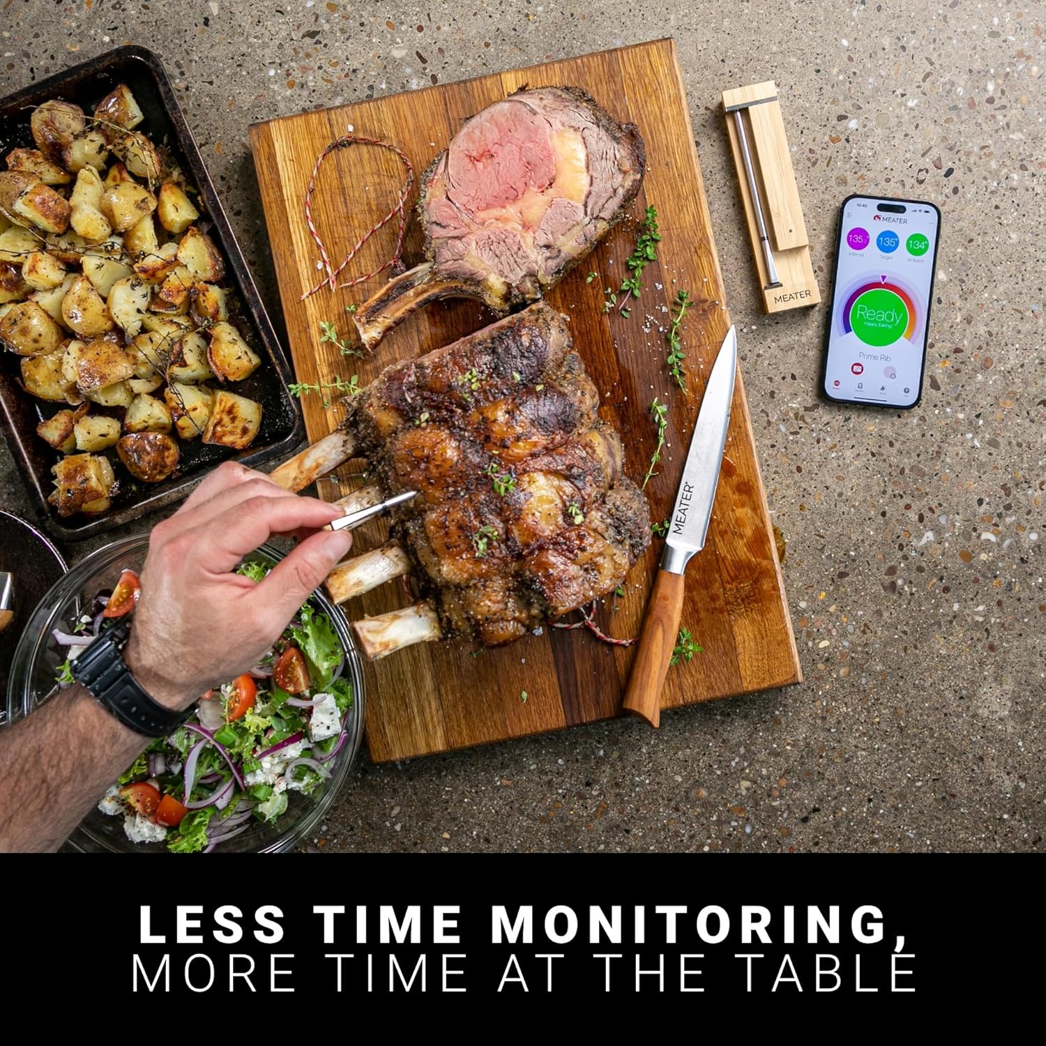 MEATER Pro: Smart Bluetooth Wireless Meat Thermometer Digital | 1000°F Heat Resistance | Long Range | Certified Accuracy | BBQ, Oven, Grill, Smoker, Air Fryer, Deep Fryer - Image 8